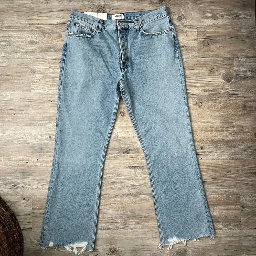 Agolde Mid Rise Relaxed Bootcut Jeans - Picture 3 of 10